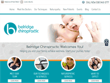 Tablet Screenshot of belridgechiropractic.com